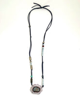 Load image into Gallery viewer, Stalactite Leather Necklace