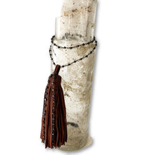 Load image into Gallery viewer, Vintage Bottle with Leather Tassel