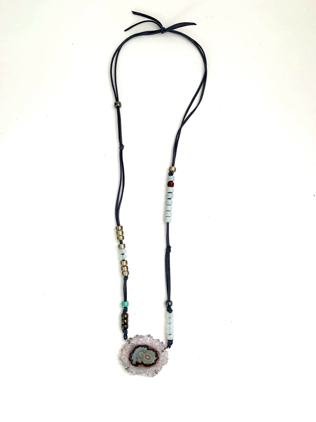 Stalactite Leather Necklace